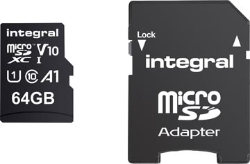 Integral carte mémoire microsdxc, 64 go