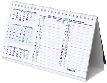 Brepols calendrier bureau