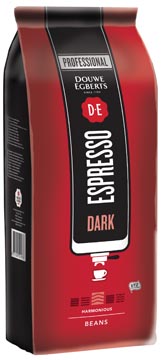 Douwe egberts café, espresso dark, paquet de 1 kg