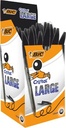 Bic stylo bille cristal large, pointe large, noir