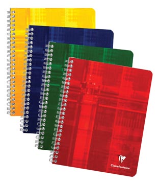 Clairefontaine cahier, ft 16,5 x 21 cm, 120 pages, quadrillé 5 mm, avec marge