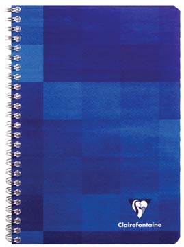 Clairefontaine cahier, ft 16,5 x 21 cm, 120 pages, ligné, avec marge