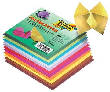 Folia papier origami ft 15 x 15 cm, paquet de 500 feuillets