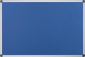 Pergamy tableau de textile avec cadre en aluminium ft 60 x 90 cm, bleu