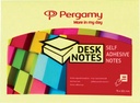 Pergamy notes, ft 76 x 101 mm, jaune