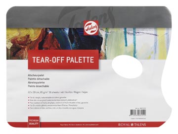 Talens palette détachable pour peinture, ft 22 x 30 cm, paquet de 36 feuilles