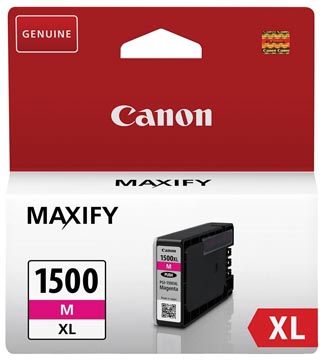 Canon cartouche d'encre pgi-1500xl, 780 pages, oem 9194b001, magenta