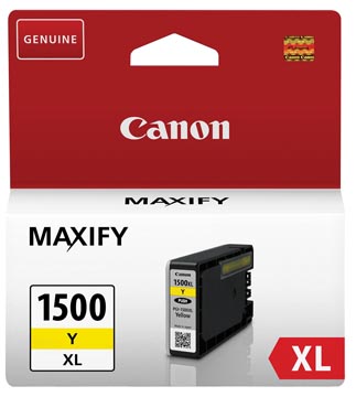 Canon cartouche d'encre pgi-1500xl, 935 pages, oem 9195b001, jaune