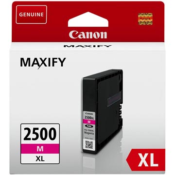 Canon cartouche d'encre pgi-2500xl, 1.760 pages, oem 9266b001, magenta