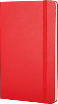 Moleskine carnet de notes, ft 9 x 14 cm, ligné, couverture solide, 240 pages, rouge