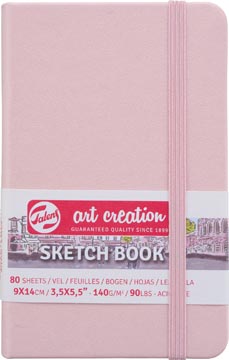 Talens art creation carnet de croquis, rose pastel, ft 9 x 14 cm