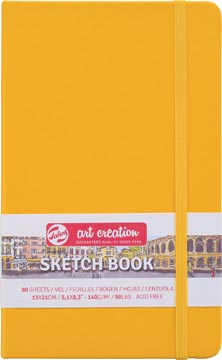 Talens art creation carnet de croquis, jaune doré, ft 13 x 21 cm