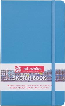 Talens art creation carnet de croquis, bleu lacustre, ft 13 x 21 cm