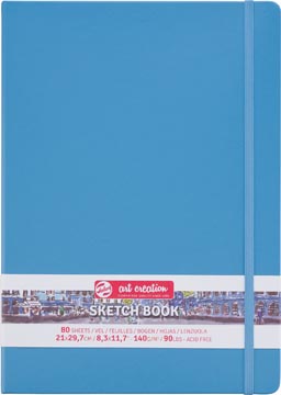 Talens art creation carnet de croquis, bleu lacustre, ft 21 x 30 cm