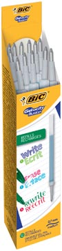 Bic recharge pour roller à encre gel gel-ocity illusion, boîte de 12 pièces, vert