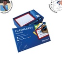 Correctbook flashcards, fiches effaçables / réutilisables, ligné, boîte de 144 pièces