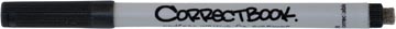 Correctbook crayon effaçable, largeur de trait: 0,6 mm, noir