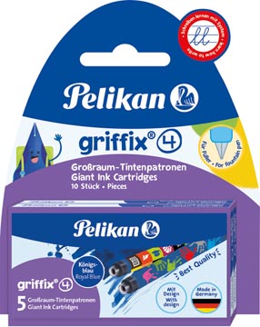 Pelikan griffix cartouches d'encre, blister de 2 boîtes de 5 pièces