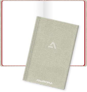 Aurora copybook ft 10,5 x 16,5 cm, blanc, 192 pages