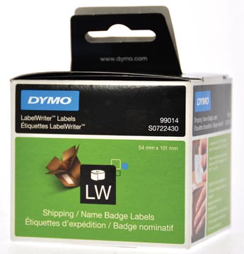 Dymo étiquettes labelwriter, ft 101 x 54 mm, blanc, 220 étiquettes