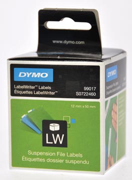 Dymo étiquettes labelwriter ft 50 x 12 mm, blanc, 220 étiquettes