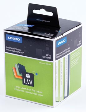 Dymo étiquettes labelwriter, ft 190 x 59 mm, blanc, 110 étiquettes
