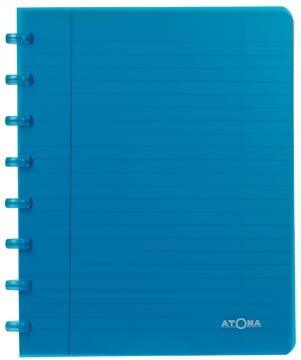 Atoma trendy cahier, ft a5, 144 pages, pp, ligné, couleurs assorties