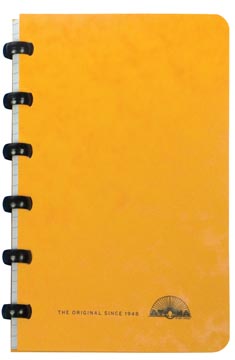 Atoma classic carnet de notes, ft 9,5 x 14 cm, 120 pages, couverture en carton, couleurs assorties