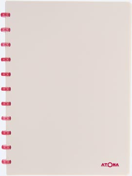 Atoma smooth cahier, ft a4, 144 pages, quadrillé 5 mm, couleurs assorties