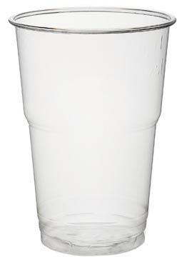 Gobelet quickstep pour des boissons froides, en pet, 250 ml, transparant, paquet de 50 pièces