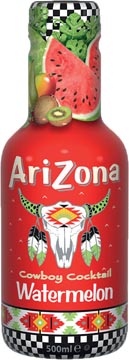 Arizona thé froid watermelon, bouteille de 500 ml, paquet de 6