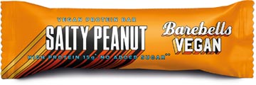 Barebells barre salty peanut, vegan, paquet de 12