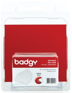 Badgy 100 cartes fines (0.50 mm) pour badgy100 ou badgy200