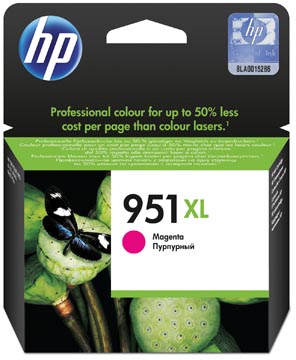 Hp cartouche d'encre 951xl, 1.500 pages, oem cn047ae, magenta