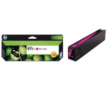 Hp cartouche d'encre 971xl, 6.600 pages, oem cn627ae, magenta