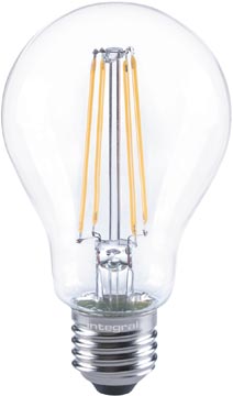 Integral lampe led e27 classic globe, dimmable, 2.700 k, 7,3 w, 806 lumens