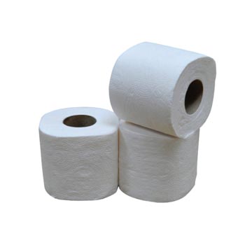 Papier toilette, 2 plis, 400 feuilles, paquet de 40 rouleaux