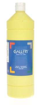 Gallery gouache, flacon de 1.000 ml, jaune clair
