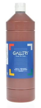 Gallery gouache, flacon de 1.000 ml, brun foncé