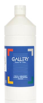Gallery gouache, flacon de 1.000 ml, blanc