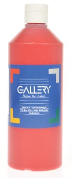 Gallery gouache, flacon de 500 ml, rouge foncé