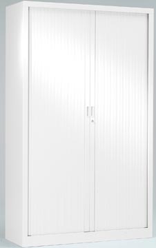Armoire à rideaux, hauteur de 198 cm, blanc