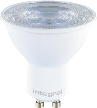 Integral spot led gu10, dimmable, 2.700 k, 4,2 w, 390 lumens