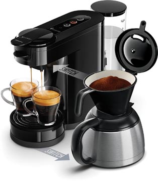 Philips senseo switch percolateur, pour le café filtre et dosettes