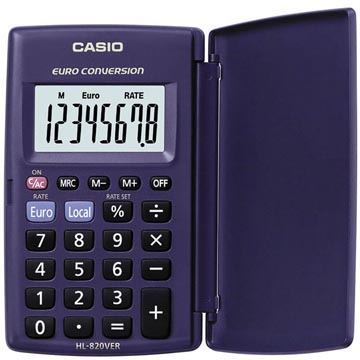 Casio calculatrice de poche hl-820ver