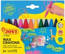 Jovi craie à la cire triwax jumbo easy grip 12 pièces