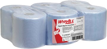 Wypall lingettes nettoyantes l10, 800 feuilles par rouleau, paquet de 6 rouleaux