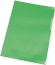 Q-connect pochette coin vert 120 microns paquet de 100 pièces