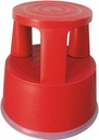 Q-connect tabouret plastique rouge