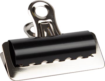 Q-connect clip bulldog, noir, 70 mm, boîte de 10 pièces